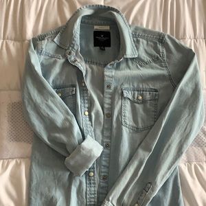 American Eagle Slim Fit Thin Jean Jacket